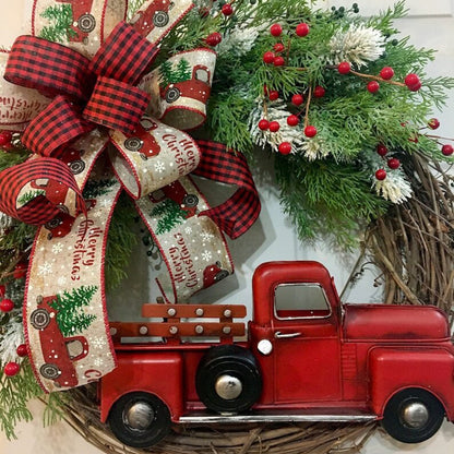 Red Truck Christmas Wreath