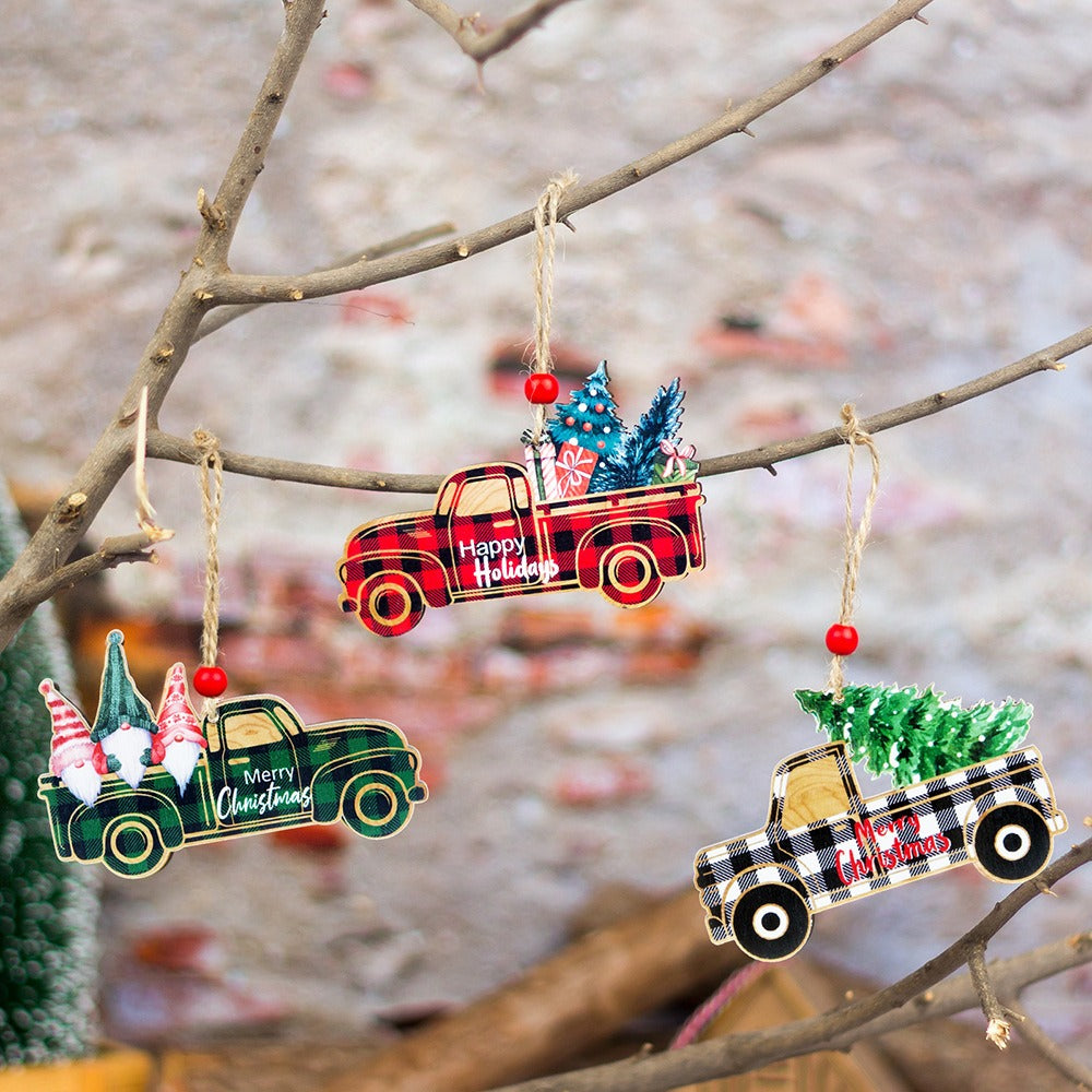 Christmas Cars Tree Ornaments