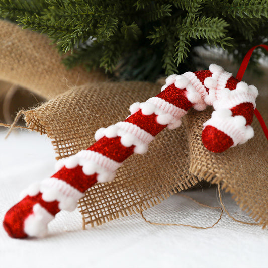 Red & White Foam Candy Ornament