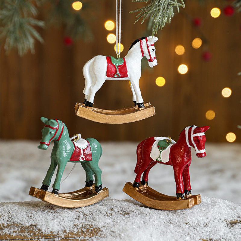 Vintage Horse Christmas Ornaments