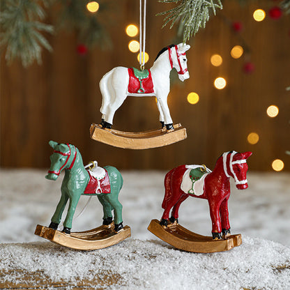 Vintage Horse Christmas Ornaments