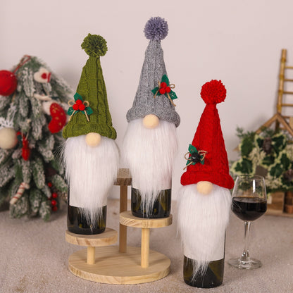 Wine Bottle Santa Dwarf Cover