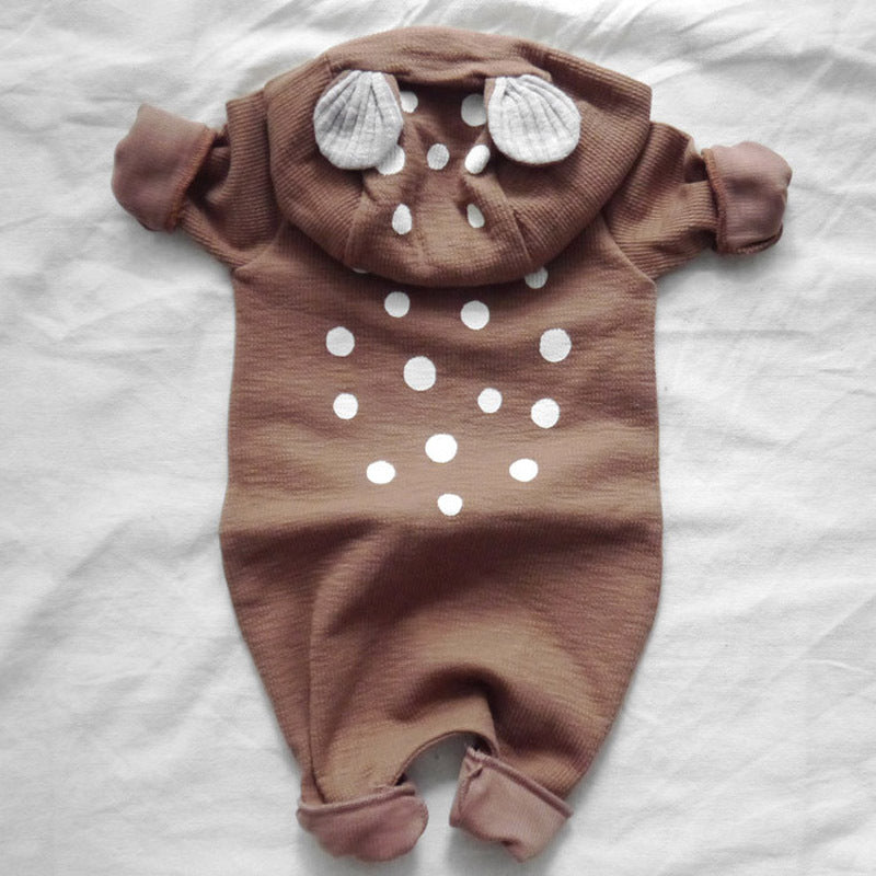 Baby Deer Hooded Jumpsuit