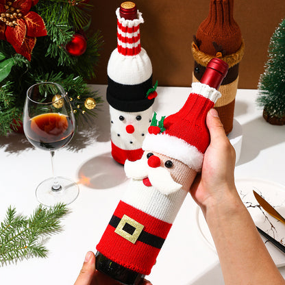 Christmas Wine Bottle Covers