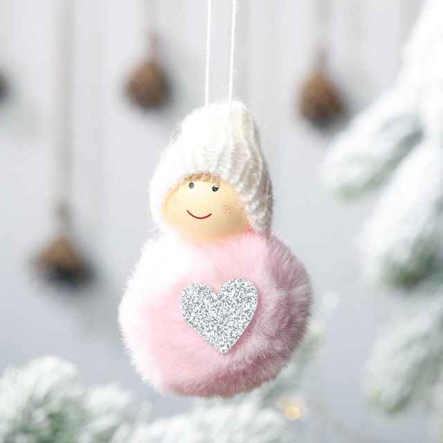 Angel Girl Christmas Plush Ornament