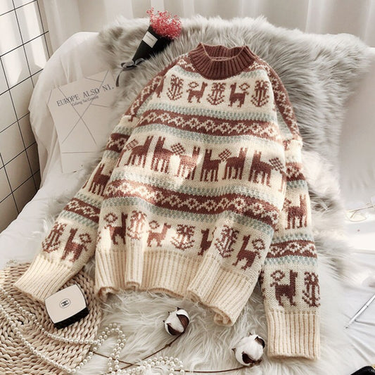 Cozy Knit Sweater for Christmas season