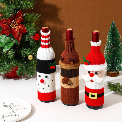 Christmas Wine Bottle Covers