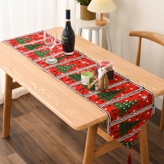 Knitted Tablecloth for Christmas