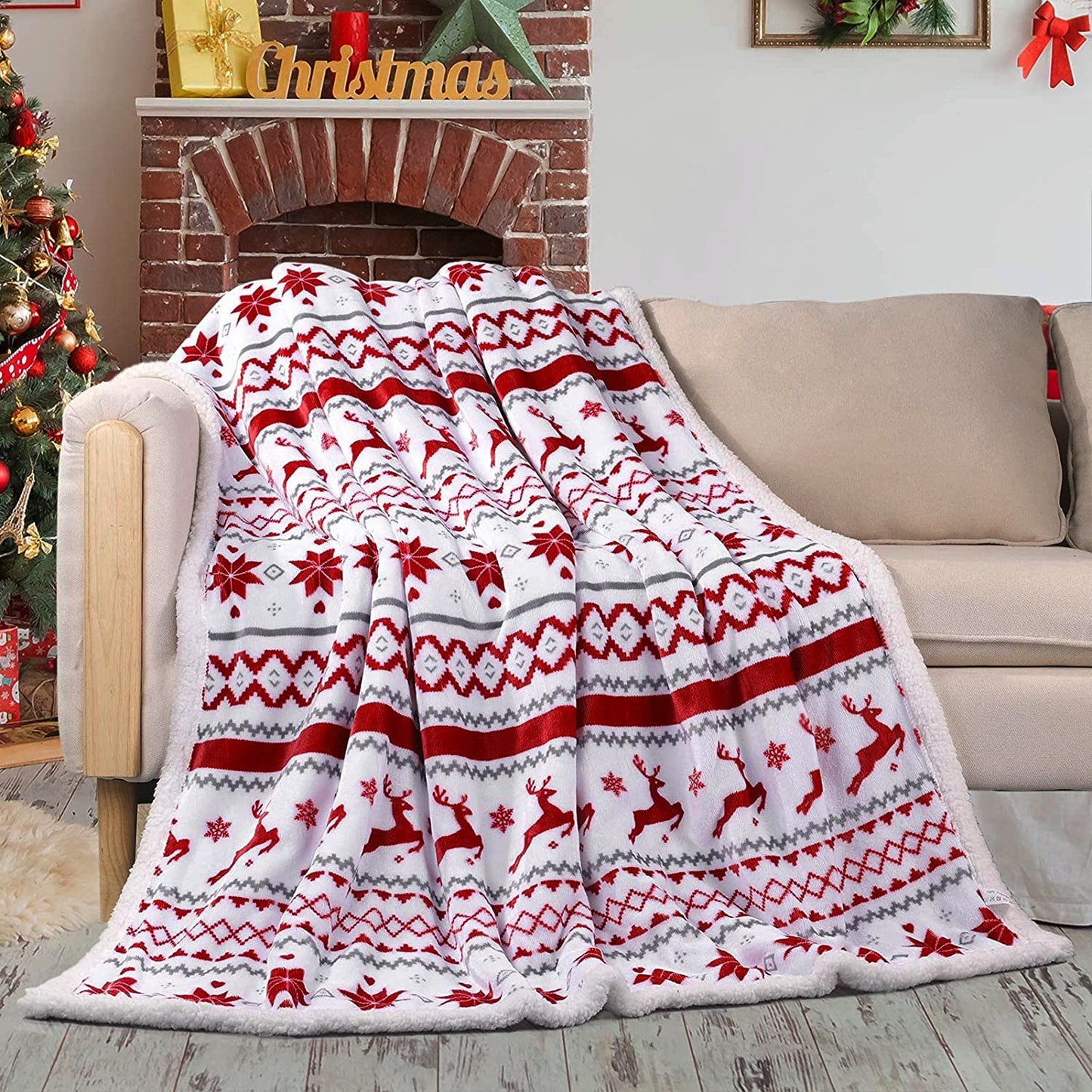 Cozy Flannel Christmas Blanket