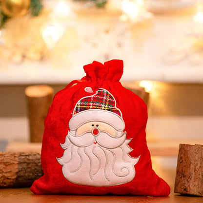 Sac cadeau rouge du Père Noël