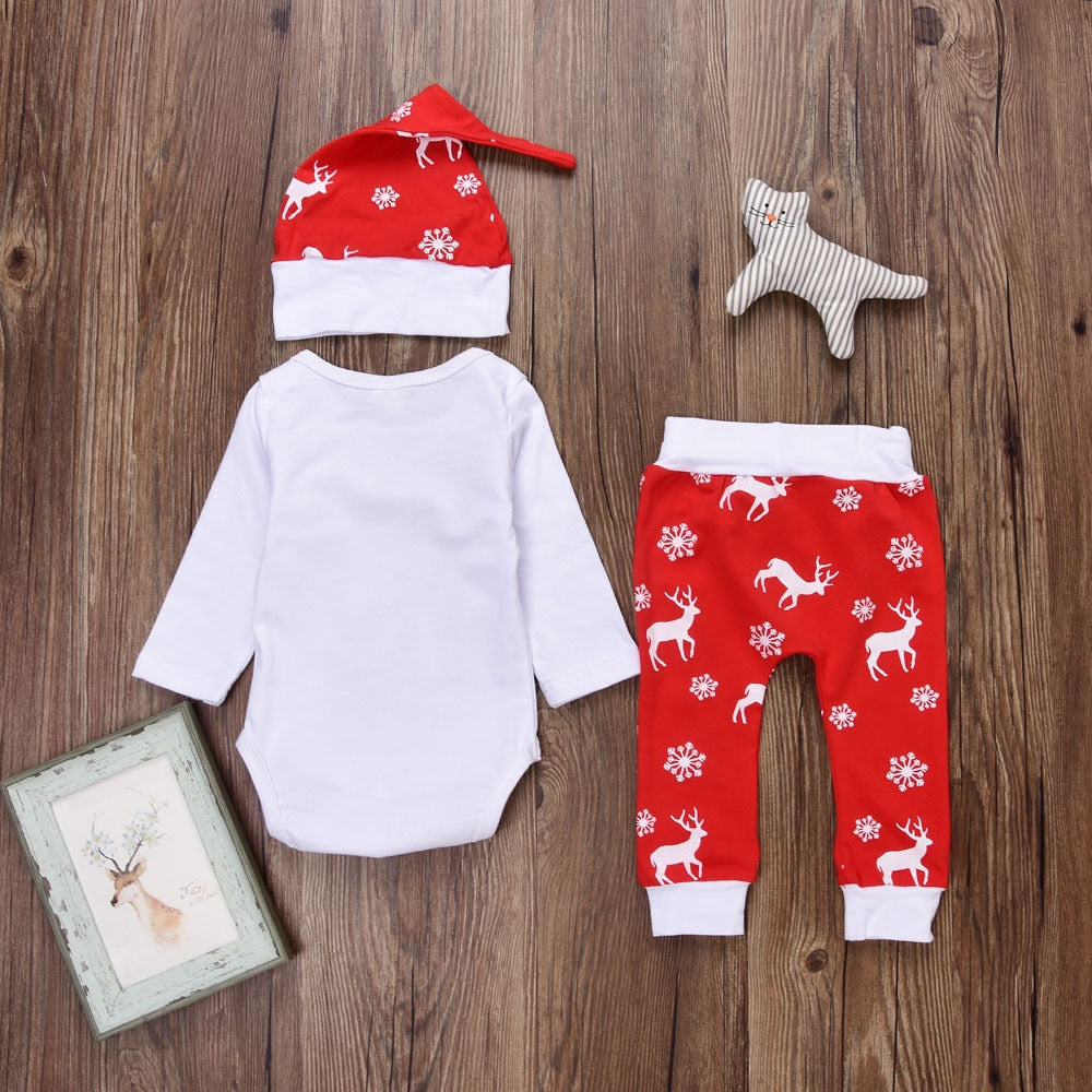 Christmas Reindeer Baby Outfit