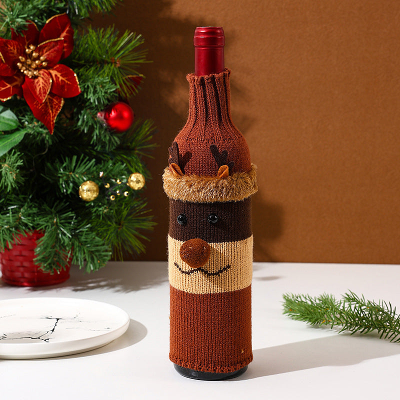 Christmas Wine Bottle Covers