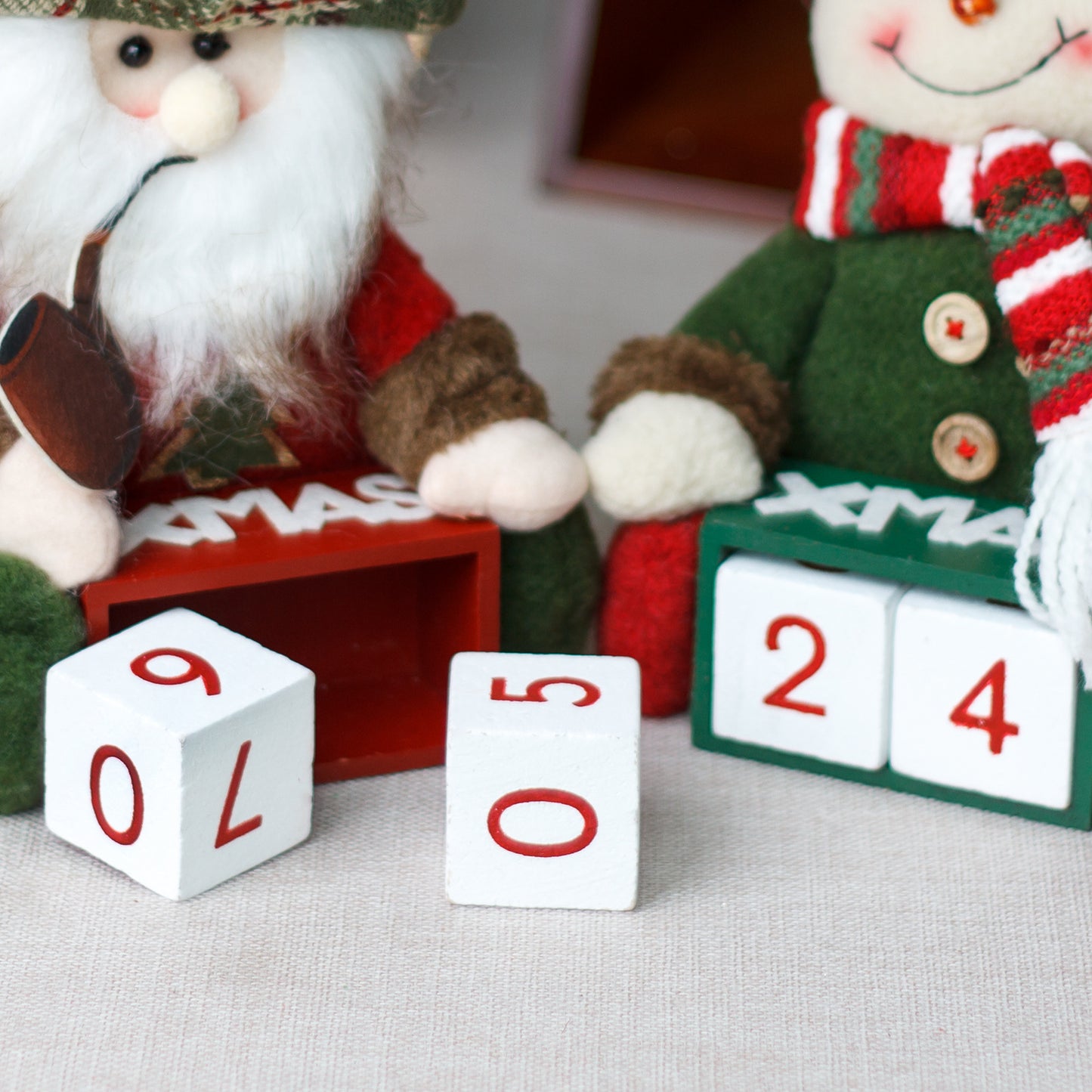 Santa and Snowman Advent Calendar