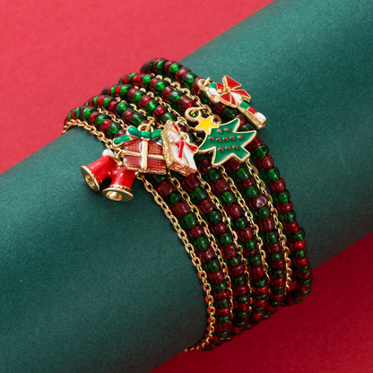 Bracelet à breloques de Noël