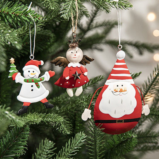 Charming Iron Christmas Pendants