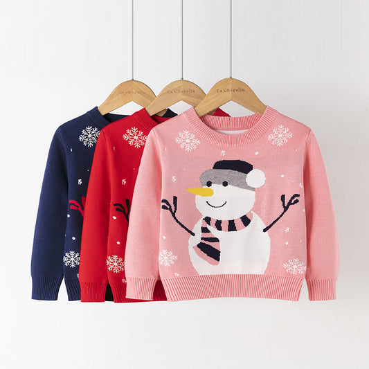 Children's Christmas Snowman Sweater