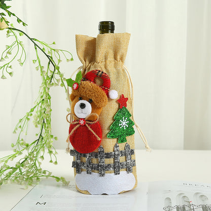 Christmas Wine Bottle Bag