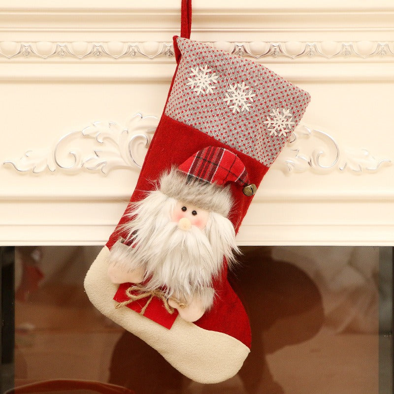 Large Christmas Sock Gift Bag