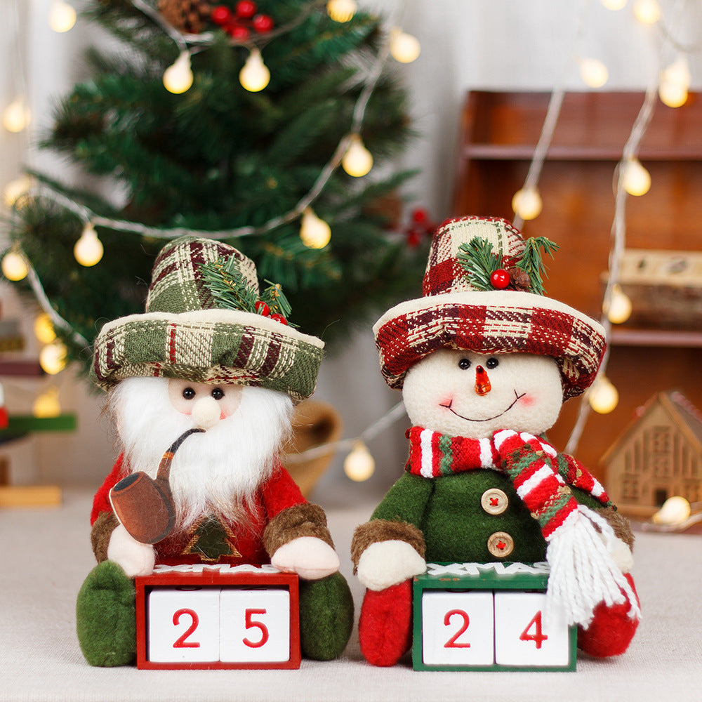 Santa and Snowman Advent Calendar