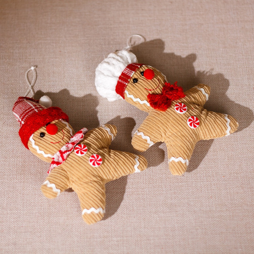 Gingerbread Plush Ornaments