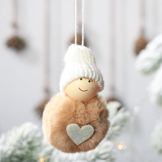 Angel Girl Christmas Plush Ornament