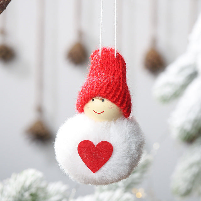 Angel Girl Christmas Plush Ornament