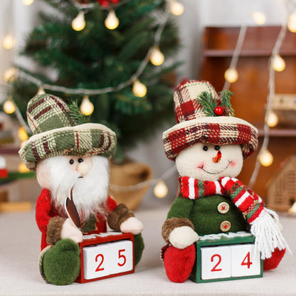 Santa and Snowman Advent Calendar