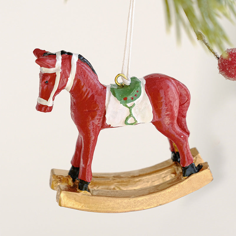 Vintage Horse Christmas Ornaments