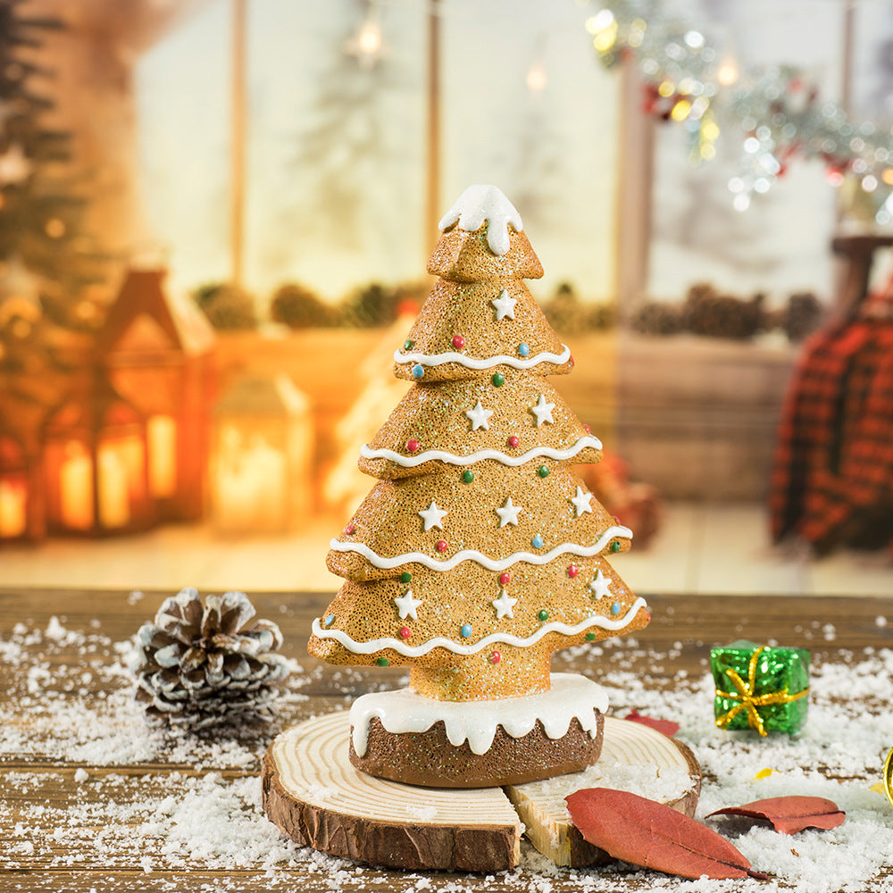 Gingerbread Christmas Tree Home Decor