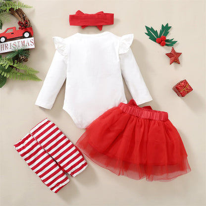 Little Santa Princess Dress Set