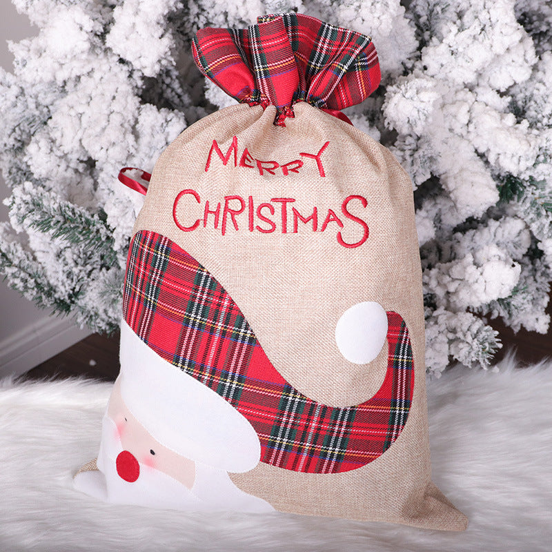 Santa and Reindeer Gift Bag