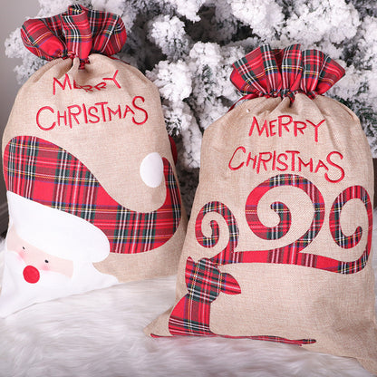 Santa and Reindeer Gift Bag