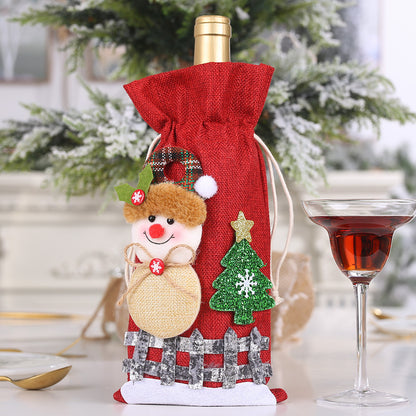 Christmas Wine Bottle Bag