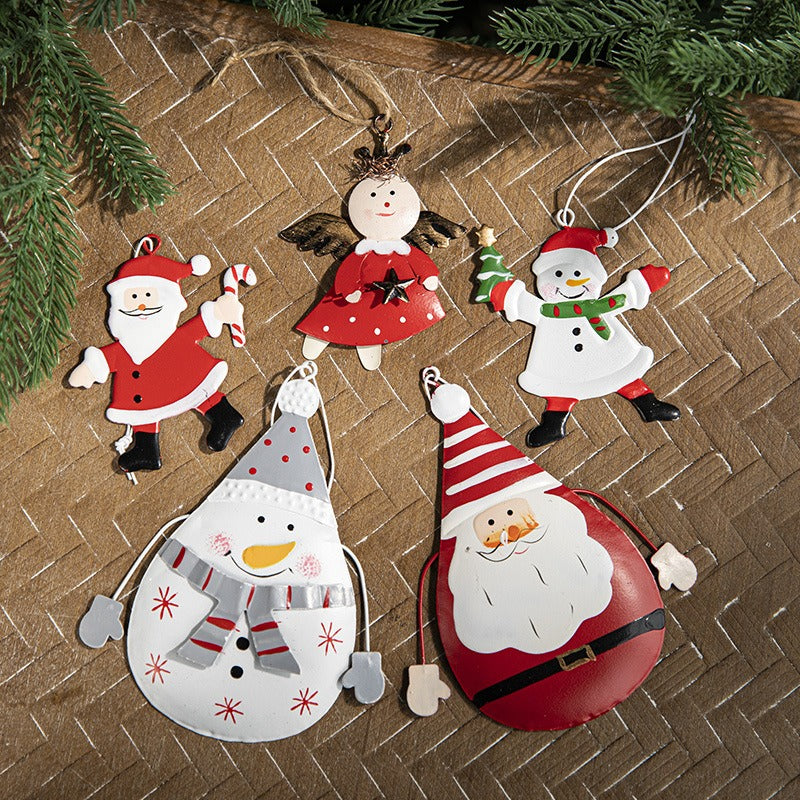 Charming Iron Christmas Pendants