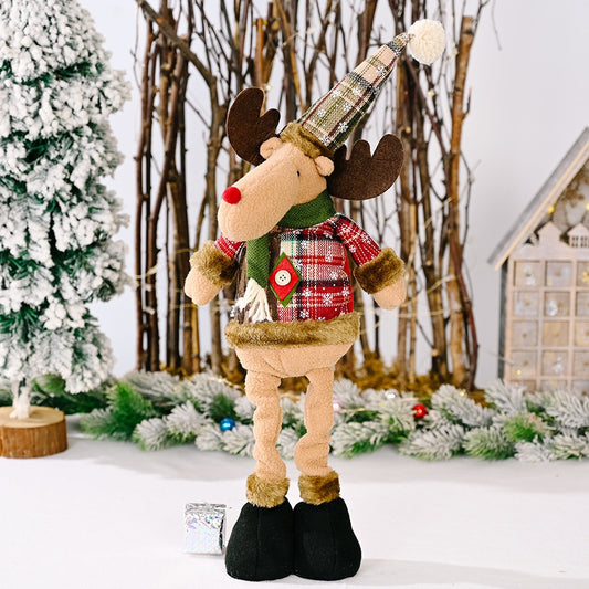 Telescopic Santa - Snowman - Elk Doll Ornament