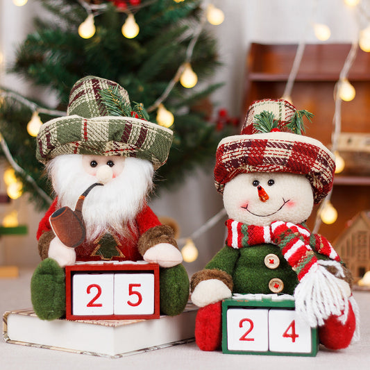 Santa and Snowman Advent Calendar