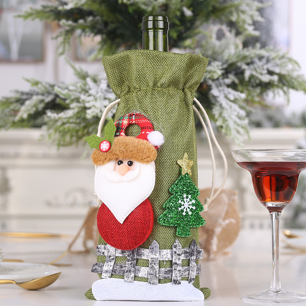 Christmas Wine Bottle Bag