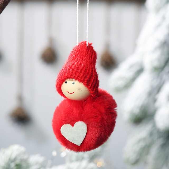 Angel Girl Christmas Plush Ornament