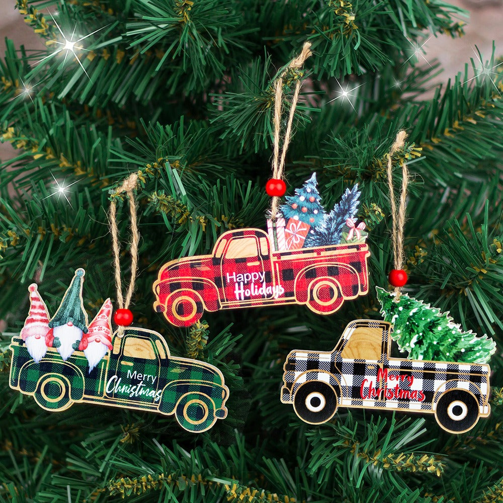 Christmas Cars Tree Ornaments