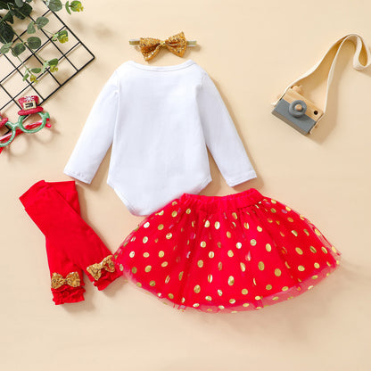 Reindeer Christmas Baby Outfit Set