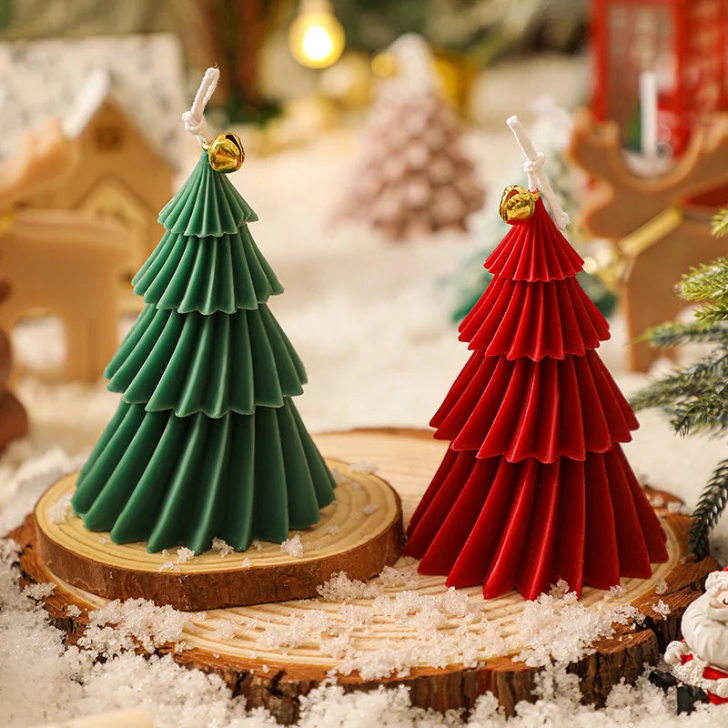 Adorable Christmas Tree Scented Candles