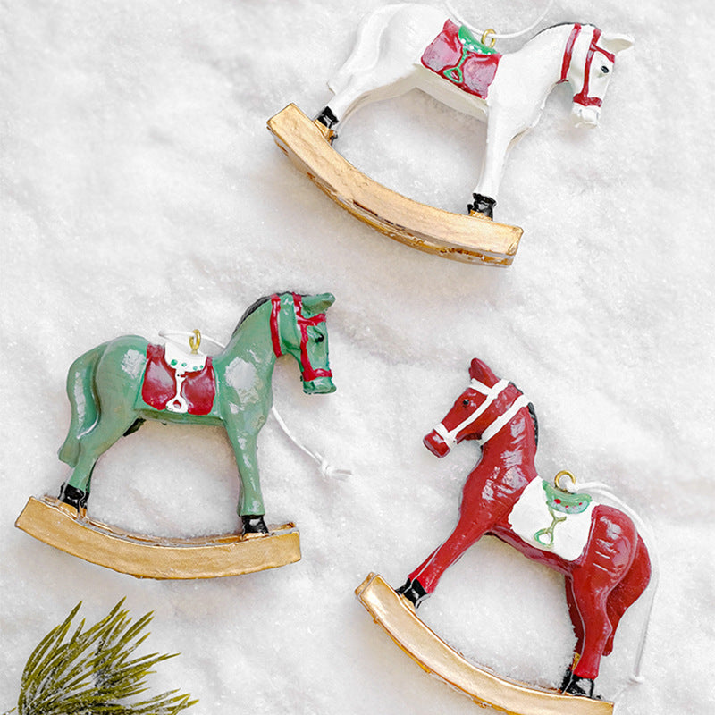 Vintage Horse Christmas Ornaments