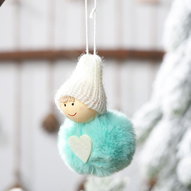 Angel Girl Christmas Plush Ornament