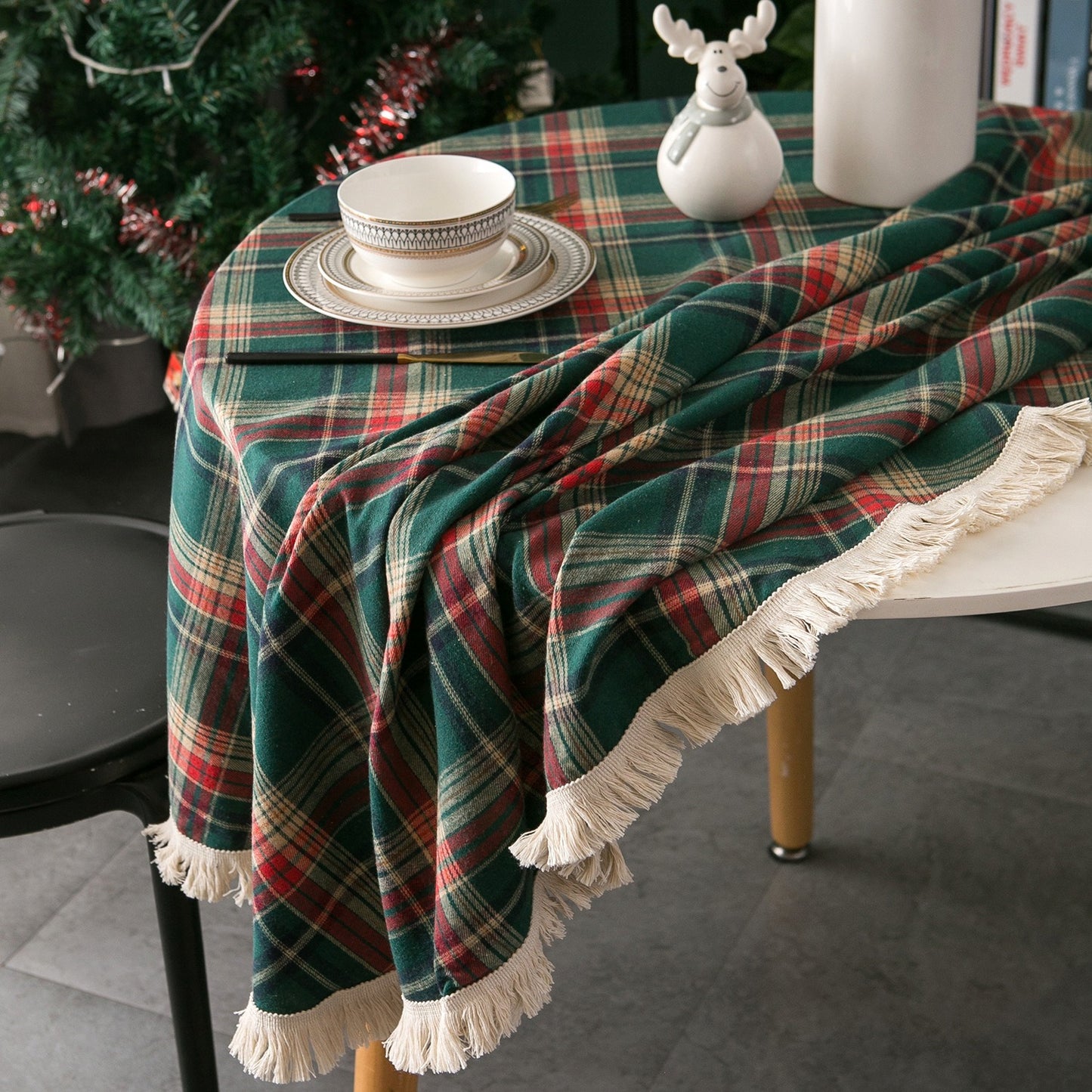 Vintage Tablecloth for Christmas