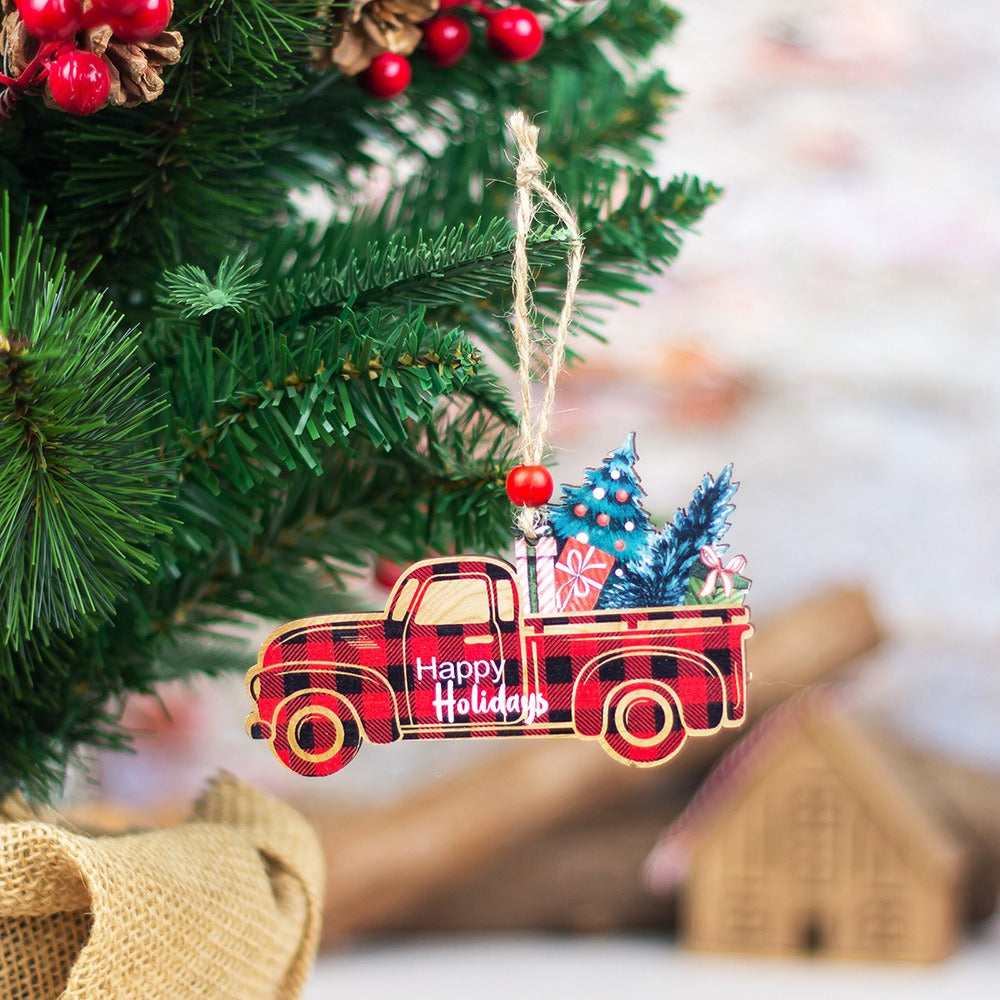 Christmas Cars Tree Ornaments