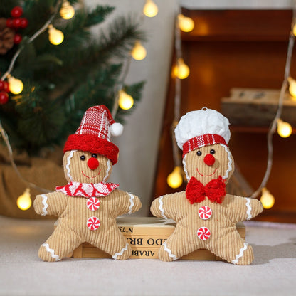 Gingerbread Plush Ornaments