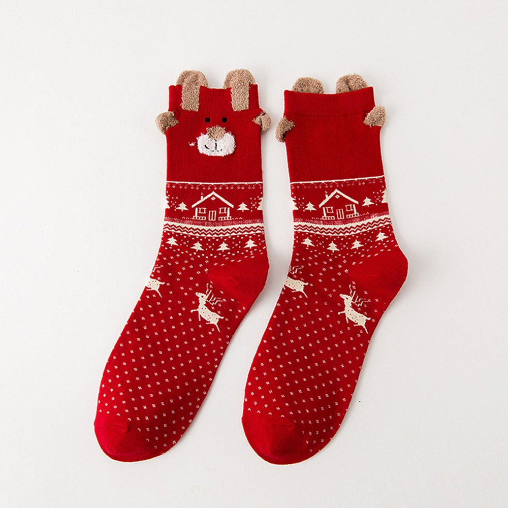 Lindos calcetines navideños