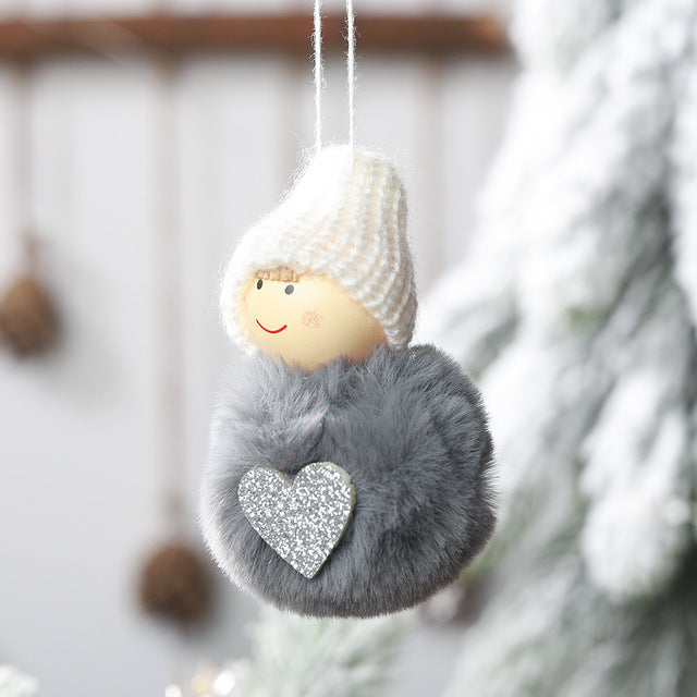 Angel Girl Christmas Plush Ornament