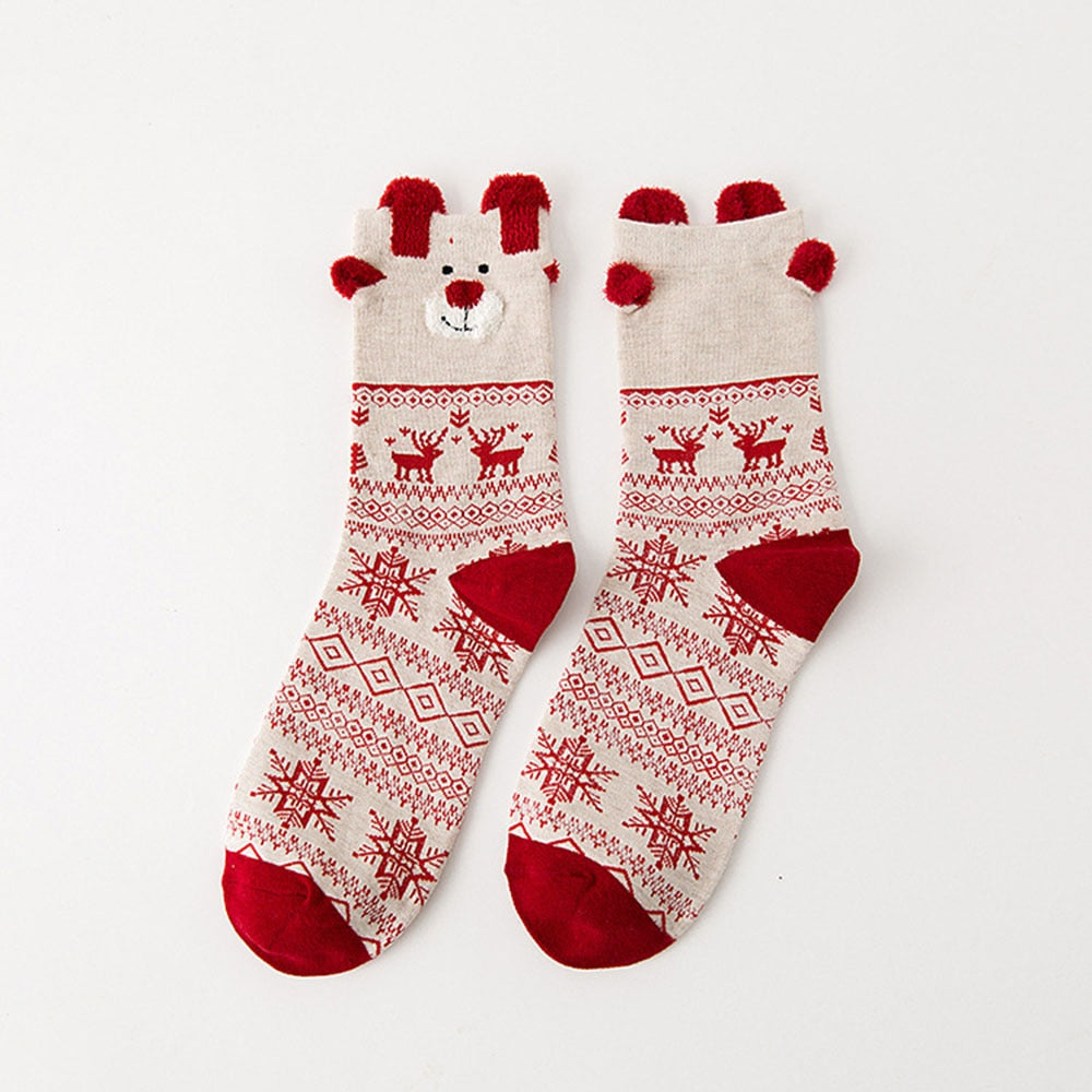 Lindos calcetines navideños