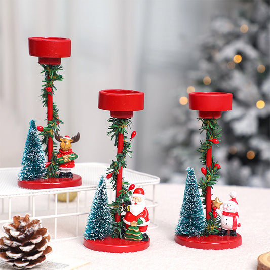 Festive Resin Candle Holder